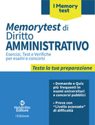 Cover of Memorytest di diritto amministrativo. Esercizi, test e verifiche per esami e concorsi