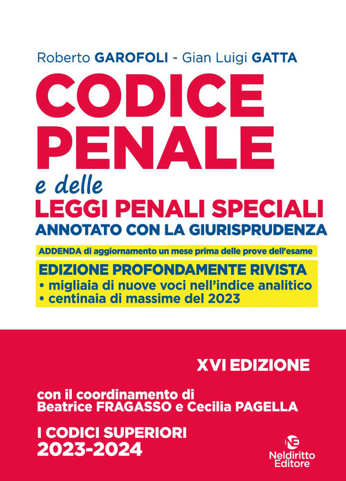 Cover of Codice penale e delle leggi penali speciali. Annotato con la giurisprudenza
