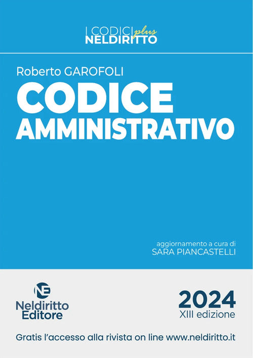 Cover of Codice amministrativo