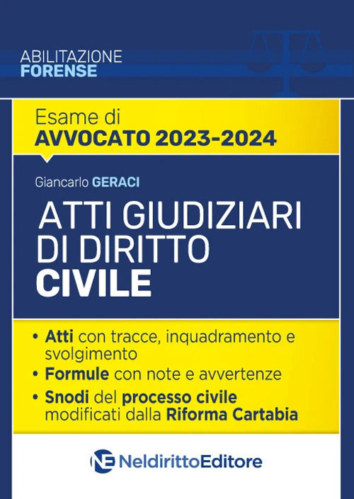 Cover of Atti giudiziari di diritto civile