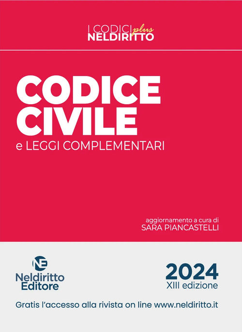 Cover of Codice civile e leggi complementari