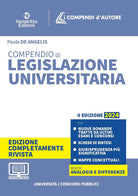 Cover of Compendio di legislazione universitaria 2024