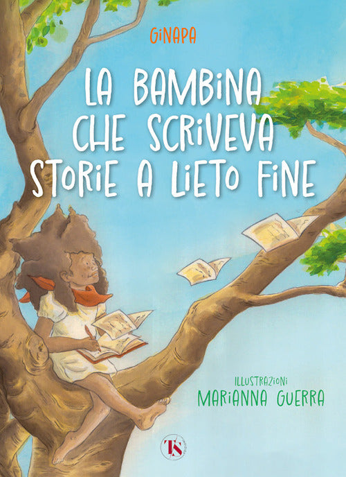 Cover of bambina che scriveva storie a lieto fine