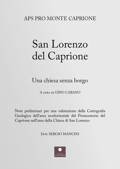 San Lorenzo del Caprione. Una chiesa senza borgo