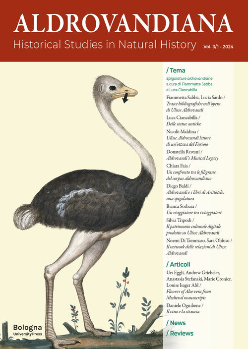 Aldrovandiana. Historical Studies in Natural History. Ediz. italiana e inglese. Vol. 3/1