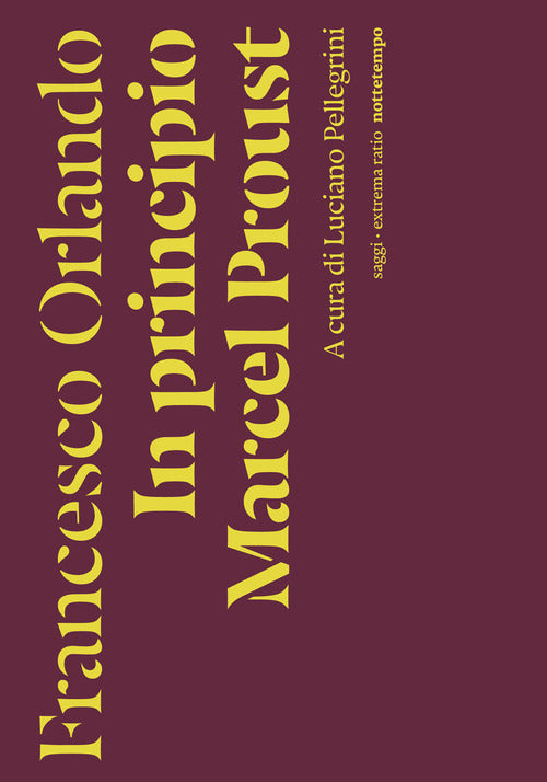 Cover of In principio Marcel Proust