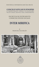 Cover of Inter mirifica. Concilli Vaticani II Synopsis. Decretum de instrumentis communicationis socialis