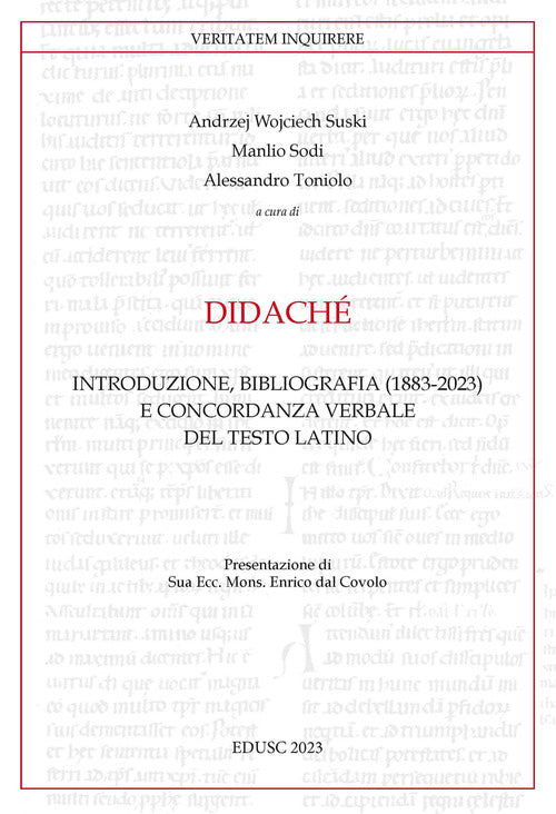 Cover of Didaché. Introduzione, bibliografia (1883-2023) e concordanza verbale del testo latino