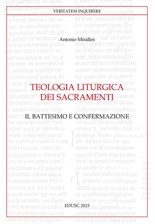 Cover of Teologia liturgica dei sacramenti