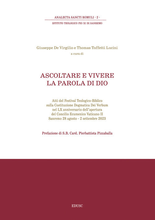 Ascoltare e vivere la parola di Dio
