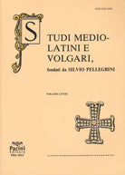 Cover of Studi mediolatini e volgari