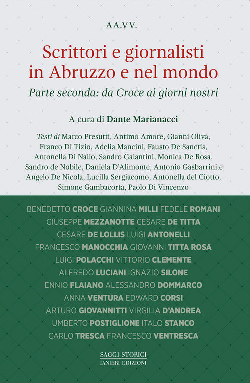 Cover of Scrittori e giornalisti in Abruzzo e nel mondo