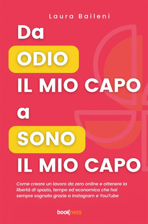 Cover of Da odio il mio capo a sono il mio capo. Come creare un lavoro da zero online e ottenere la libertà di spazio, tempo ed economica che hai sempre sognato grazie a Instagram e YouTube