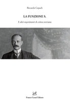 Cover of funzione S. E altri esperimenti di critica sveviana