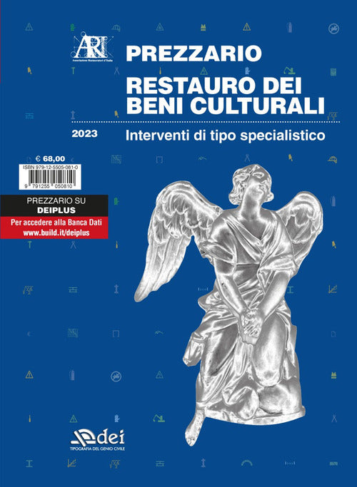 Cover of Prezzario restauro dei beni culturali 2023. Interventi di tipo specialistico