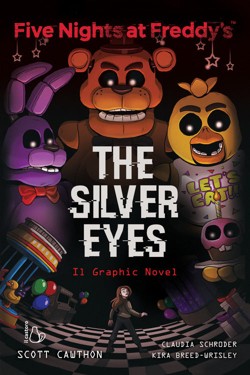 Cover of Five nights at Freddy's. The silver eyes. Il graphic novel