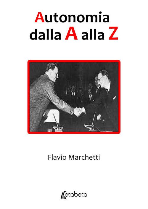 Cover of Autonomia dalla A alla Z