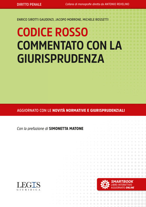 Cover of Codice rosso commentato con la giurisprudenza