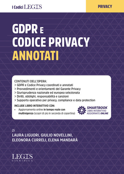 GDPR e codice privacy annotati