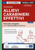Cover of Concorso allievi carabinieri effettivi. Manuale completo per la prova scritta di selezione