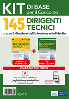 Kit base per il concorso 145 Dirigenti tecnici al Ministero Istruzione. Manuale e test per una preparazione completa