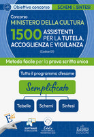 Concorso MIC. 1500 Assistenti per la tutela, accoglienza e vigilanza. Metodo facile per la prova scritta unica