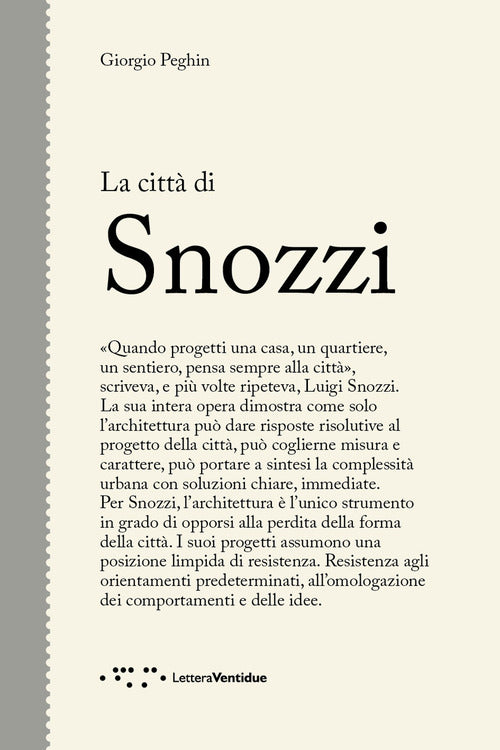 La citt di Snozzi
