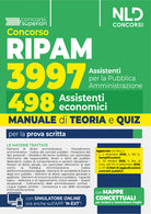 Concorso Ripam 3.997 posti, profilo per 498 assistenti economici. Manuale di teoria e quiz per la prova unica