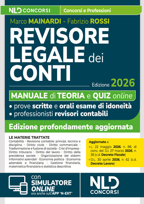 Revisore legale dei Conti. Manuale con teoria e quiz 2026 per l'esame di abilitazione