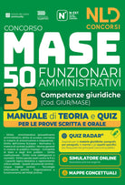 Concorso MASE 50 posti 36 funzionari amministrativi con competenze giuridiche. Manuale di teoria e quiz