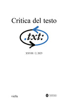 Critica del testo. Vol. 2