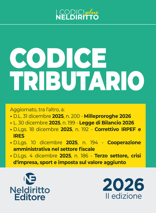 Codice di Diritto Tributario Plus 2026