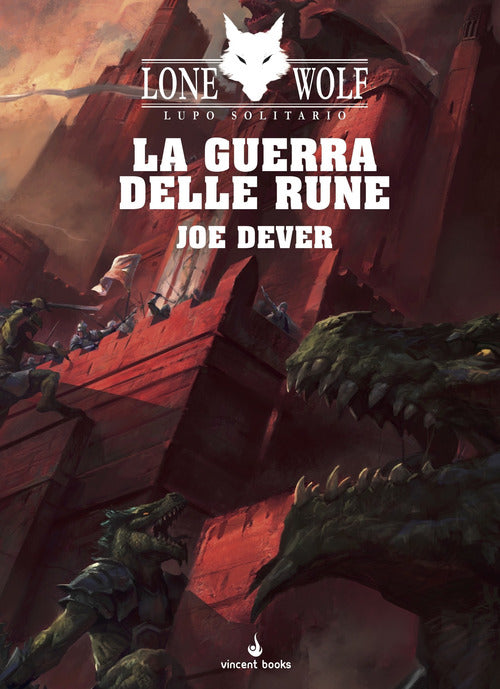 Cover of guerra delle rune. Lupo Solitario. Serie Nuovo Ordine Kai