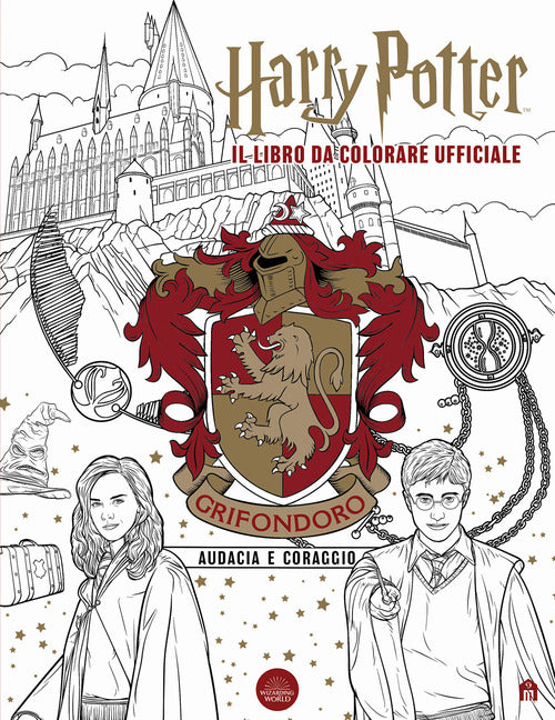 Cover of Harry Potter. Grifondoro: audacia e coraggio. Il libro da colorare ufficiale