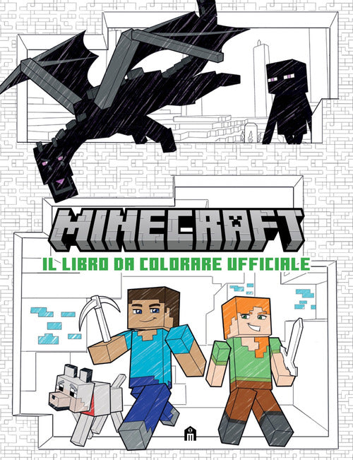 Cover of Minecraft. Il libro da colorare ufficiale