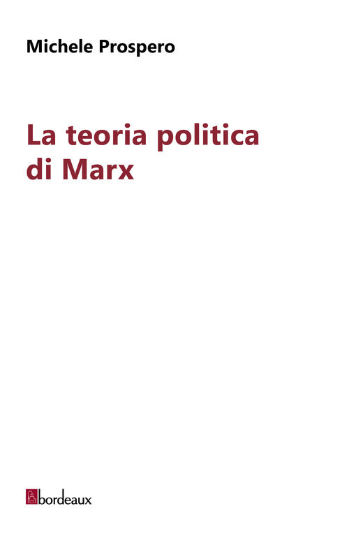 Cover of teoria politica di Marx