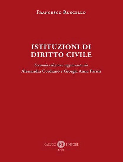 Cover of Istituzioni di diritto civile. Seconda edizione