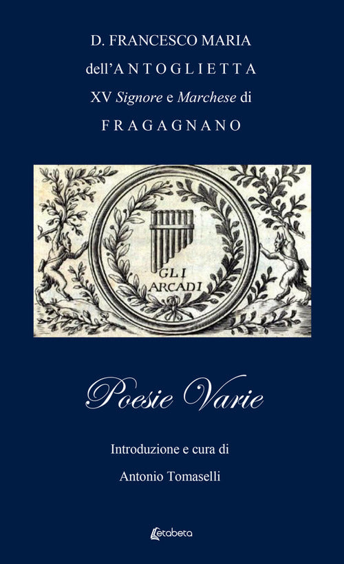 Cover of Poesie varie