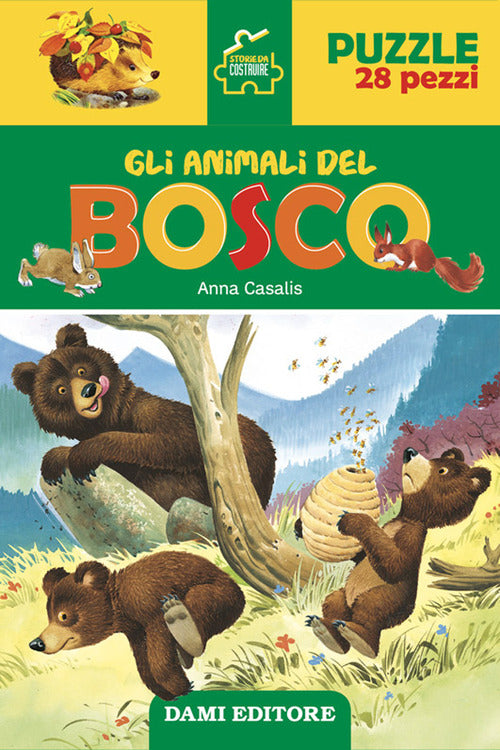 Cover of animali del bosco. Storie da costruire