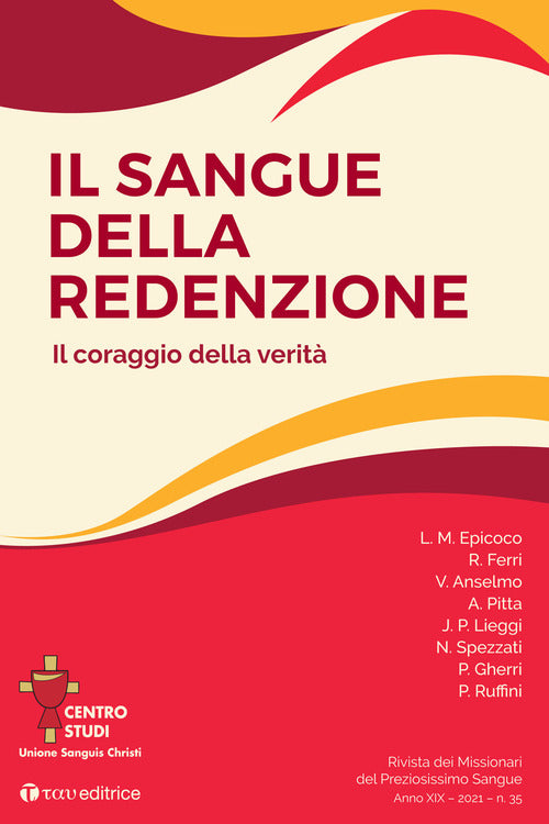 Cover of Rivista dei Missionari del Preziosissimo Sangue. Il sangue della Redenzione. Il coraggio della verità