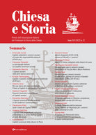 Cover of Chiesa e storia. Rivista dell’Associazione Italiana dei Professori di Storia della Chiesa