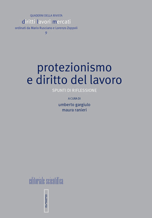 Cover of Protezionismo e diritto del lavoro