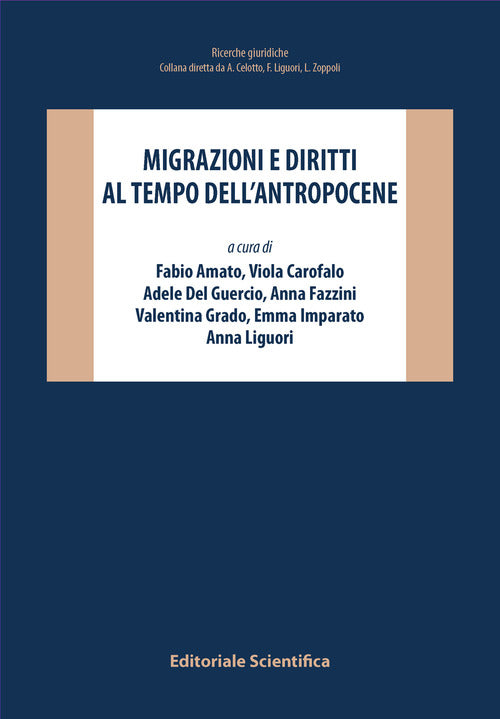 Cover of Migrazioni e diritti ai tempi dell'Antropocene