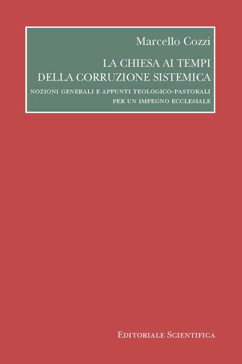 Cover of chiesa ai tempi della corruzione sistemica