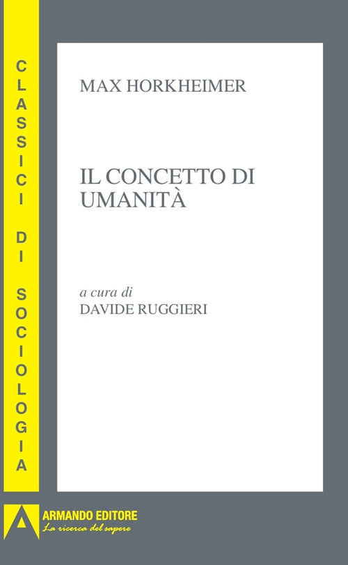 Cover of concetto di umanità