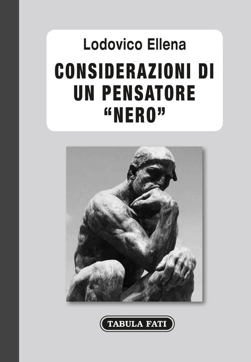 Cover of Considerazioni di un pensatore «nero»