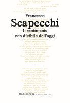 Cover of sentimento non dicibile dell'oggi