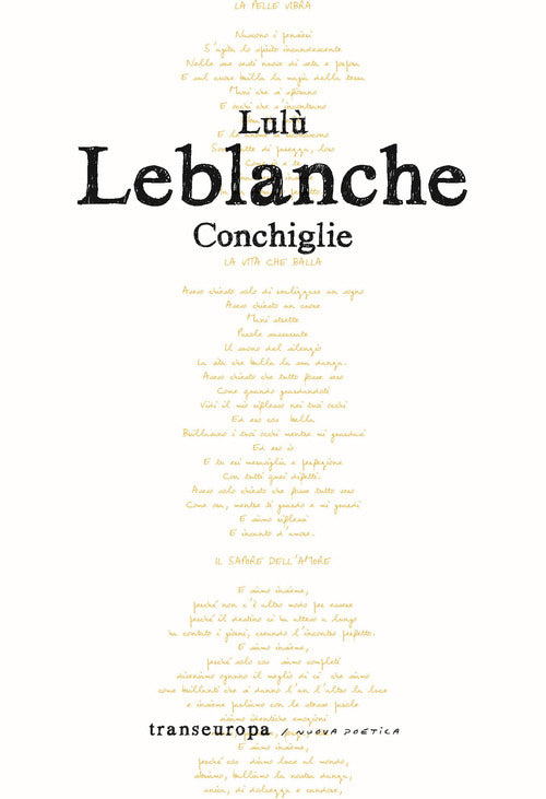 Cover of Conchiglie