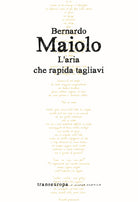 Cover of aria che rapida tagliavi