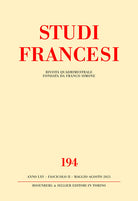 Cover of Studi francesi